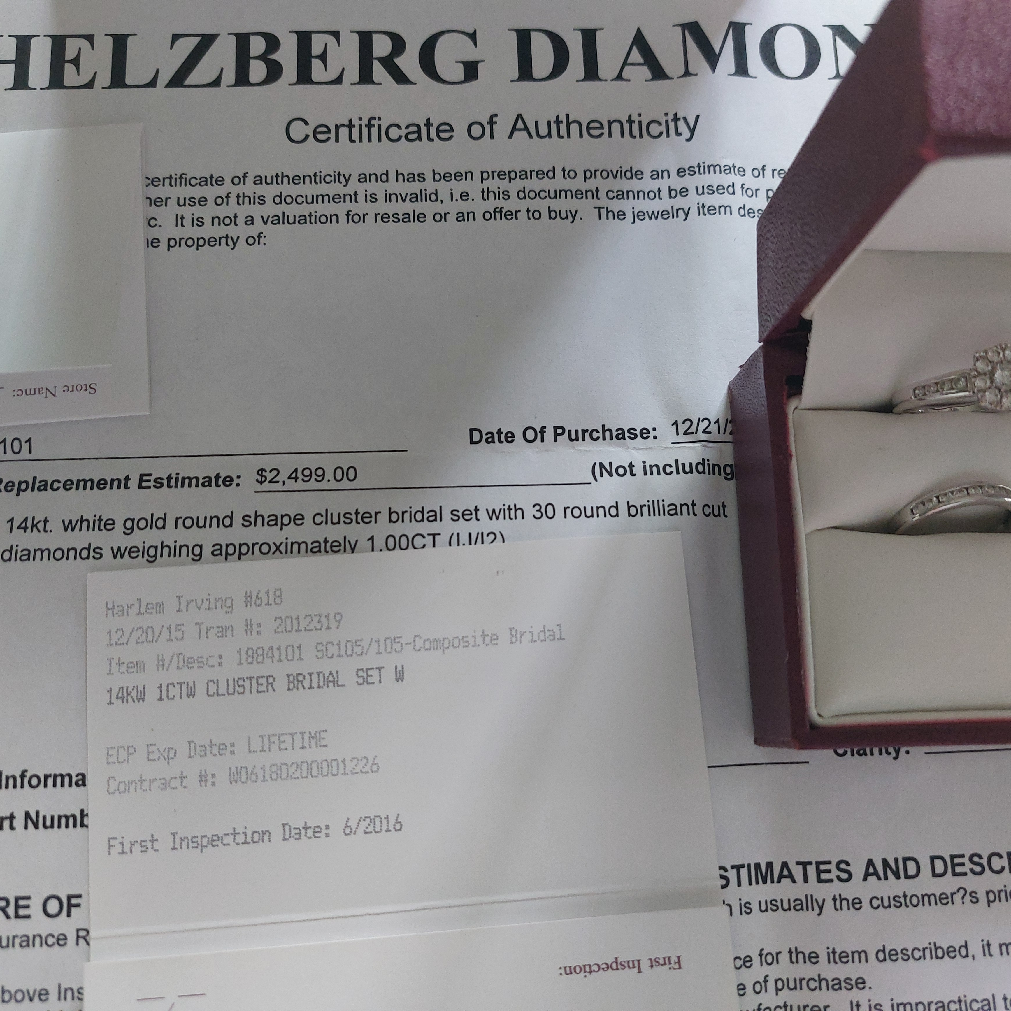 Helzberg Diamonds White Ring